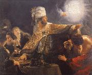 Rembrandt van rijn Write on the wall Germany oil painting artist